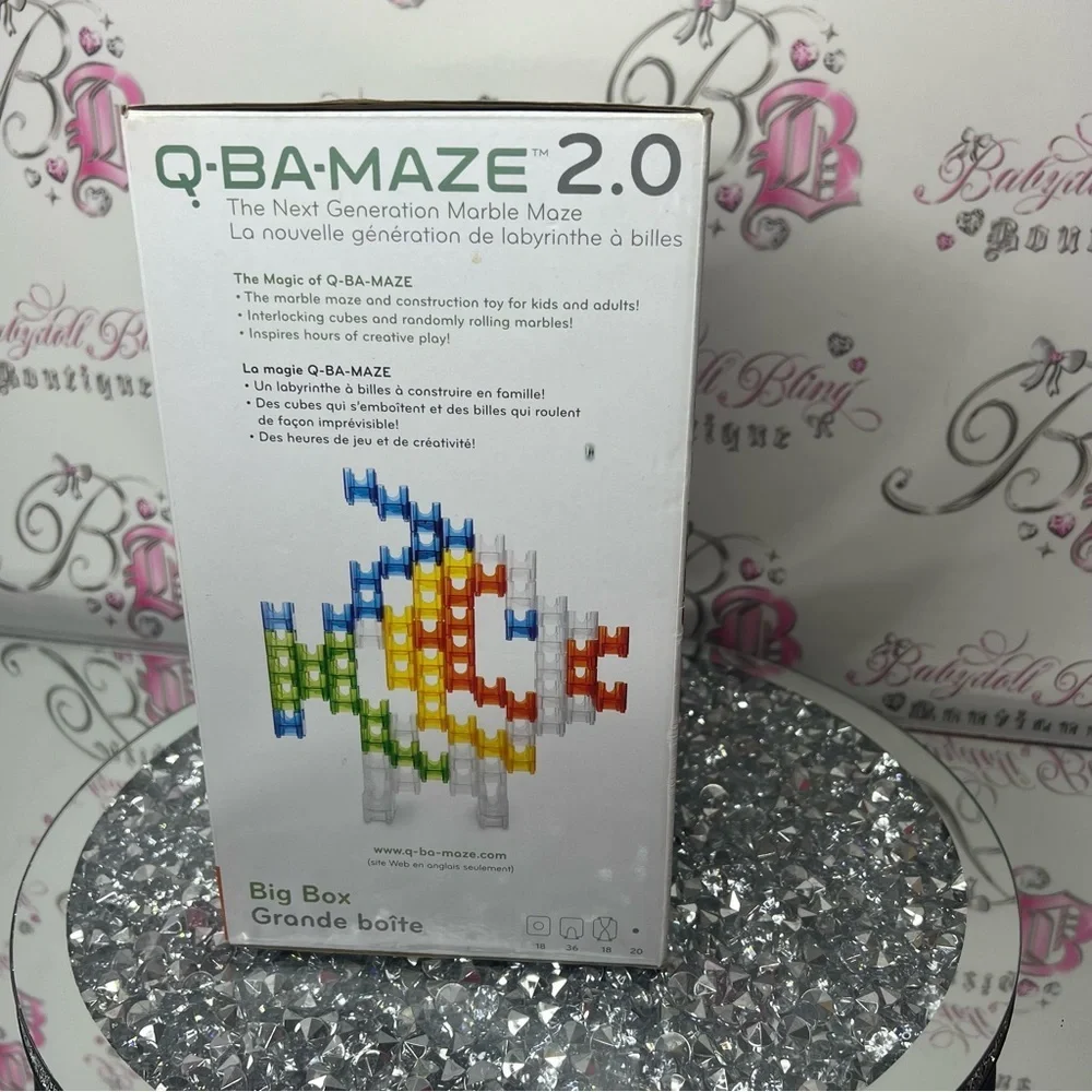 Q-Ba-Maze 2.0 marble run building blocks creative toy mind game multi Color